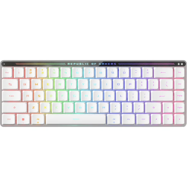 Клавиатура ASUS ROG Falchion Moonlight White (ASUS RX Low Profile Red)